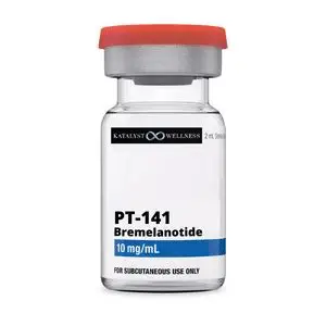 PT-141 (Bremelanotide) — 10mg Autre testé en laboratoire flacon 10mg Lyophilized Powder