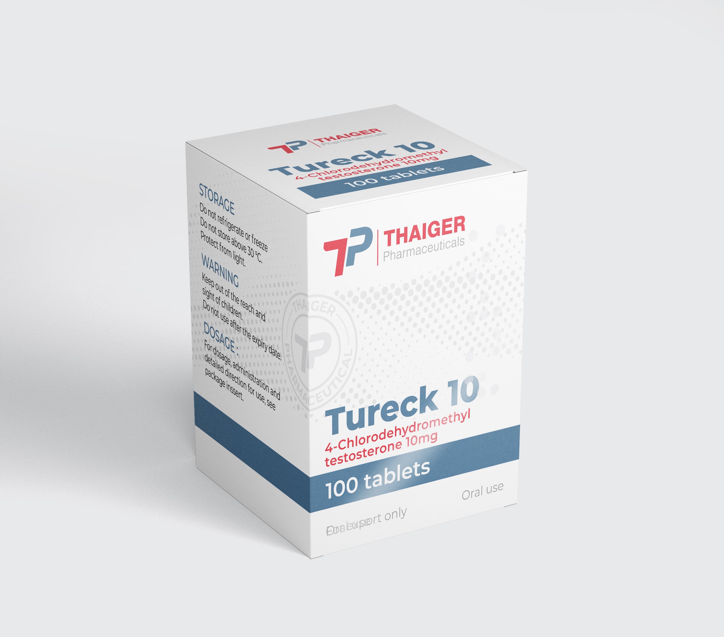 Tureck — Chlorodehydromethyltestosterone 10mg × 100 tabs Oraal lab getest flacon 10mg Capsule